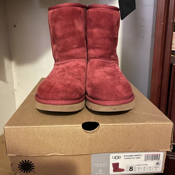UGG Shoes Classic Short Ugg Boot Zinfandel Poshmark